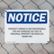 Signmission Property Owner Is Not Responsible For Any, 18 in W x Rectangle, Plastic OS-2PACK-NS-P-1218-L-17900 - alternate 4